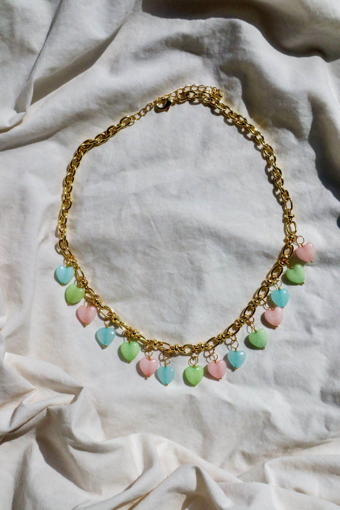 Candy Meadow Hearts Necklace