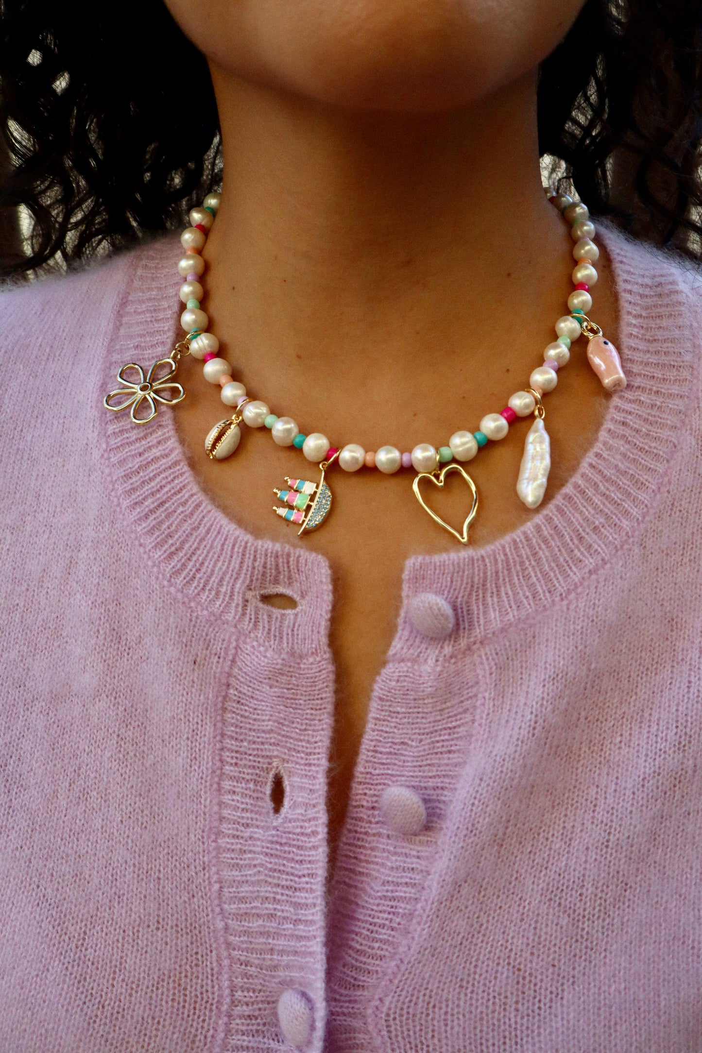 Whimsical Waters Charm Necklace