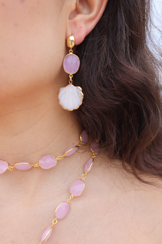 Rosy Mirage Earrings