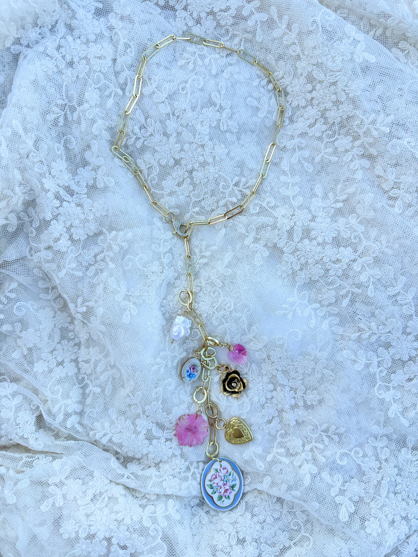 Custom Gold Filled Charm Necklace