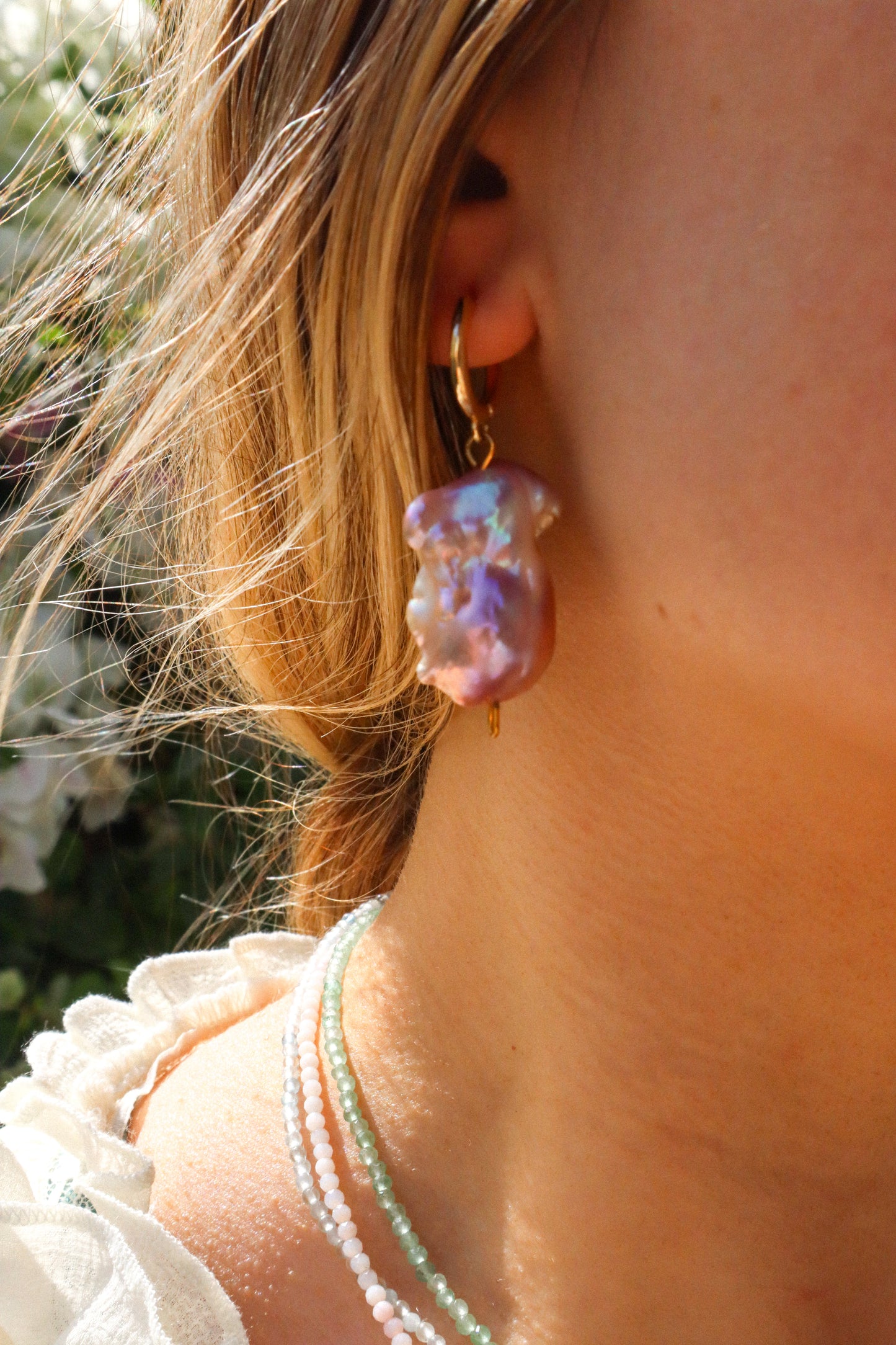 Rochelle Baroque Pearl Earrings