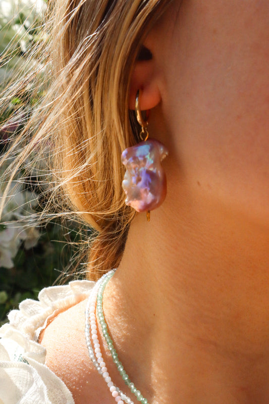 Rochelle Baroque Pearl Earrings