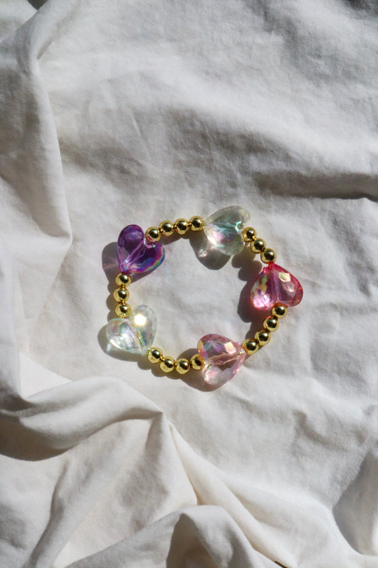 Mystic Hearts Stretch Bracelet