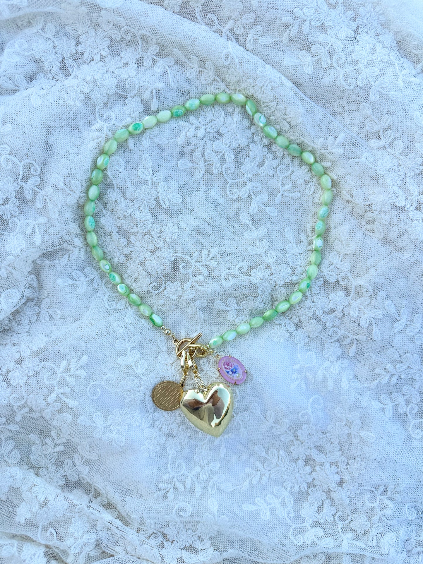 Custom Beaded Charm Necklace
