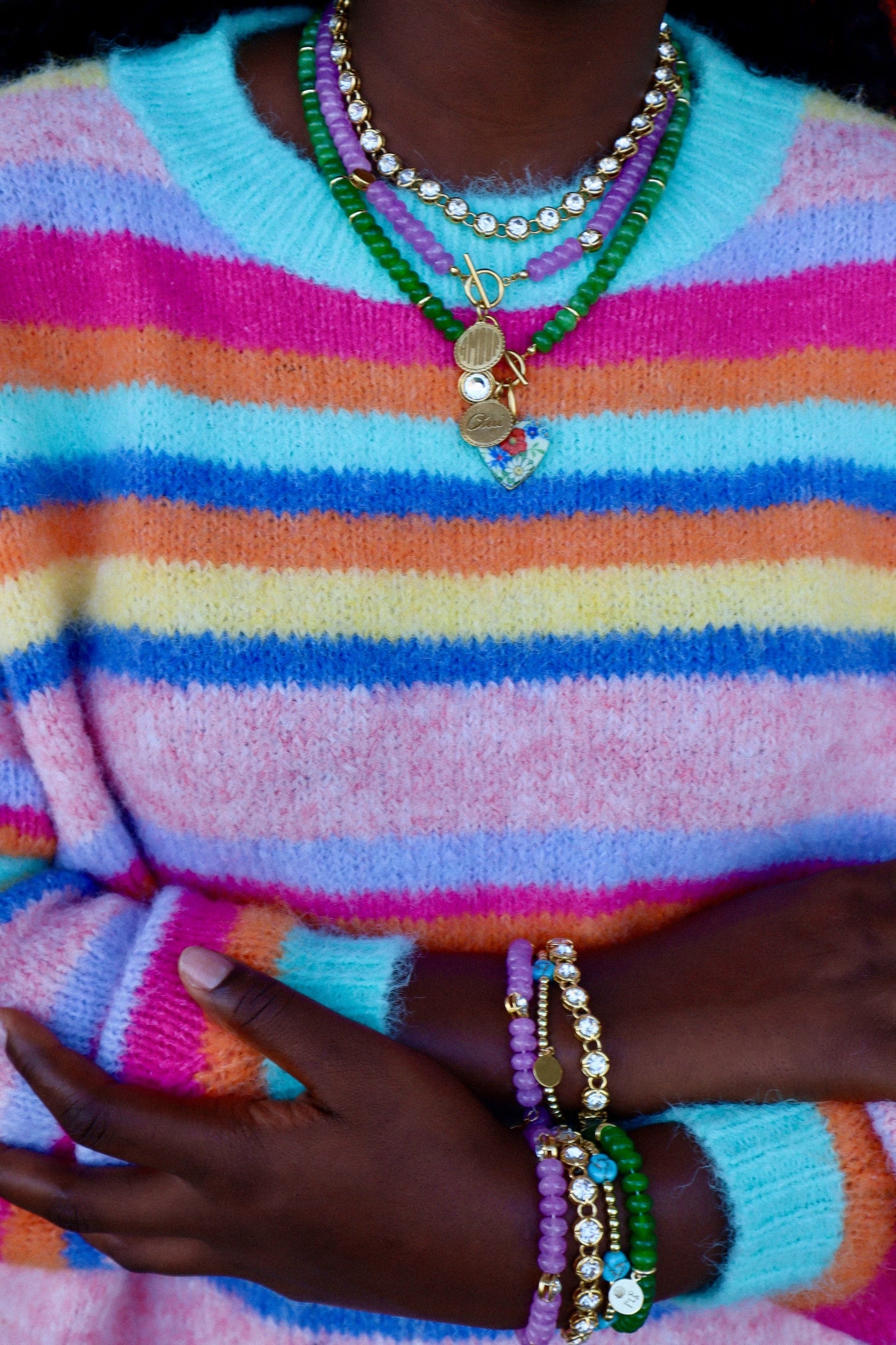 Oui Charm Necklace