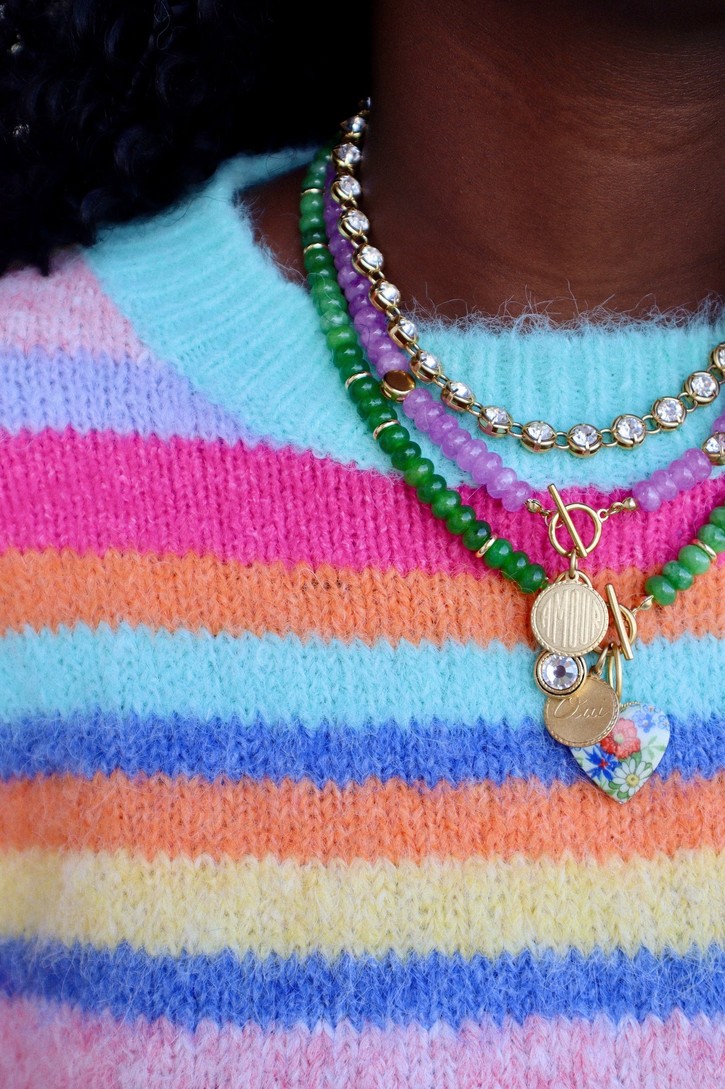 Oui Charm Necklace