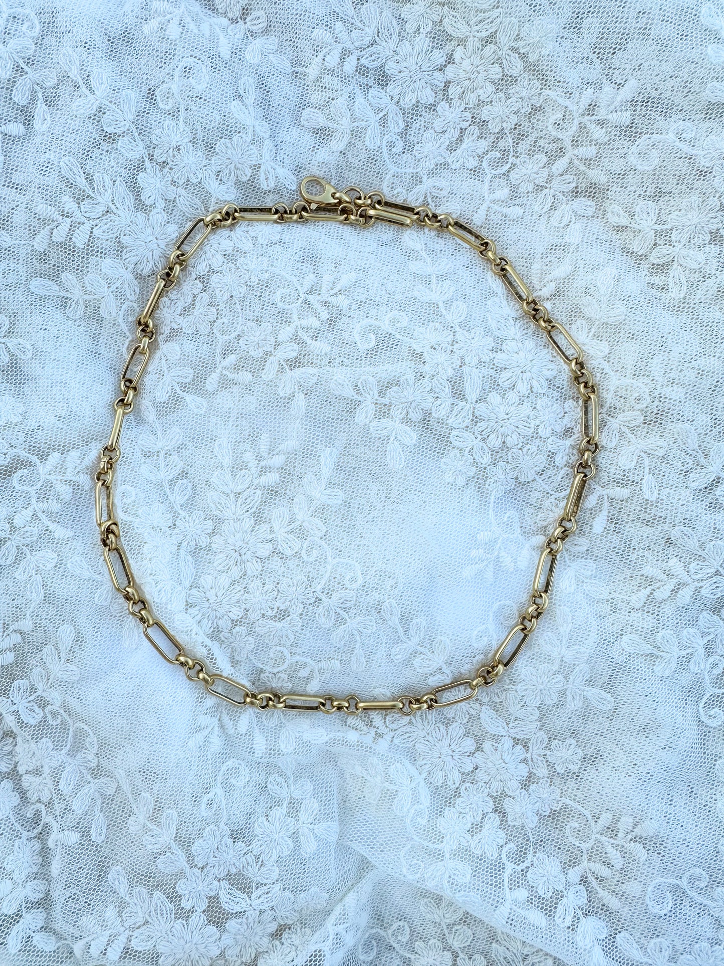 Custom Antique Gold Plated Necklace