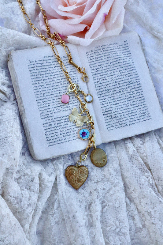 Custom Antique Gold Plated Necklace
