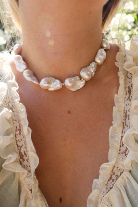 Celine Baroque Pearl Necklace