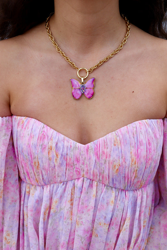 Stomach Butterflies Necklace