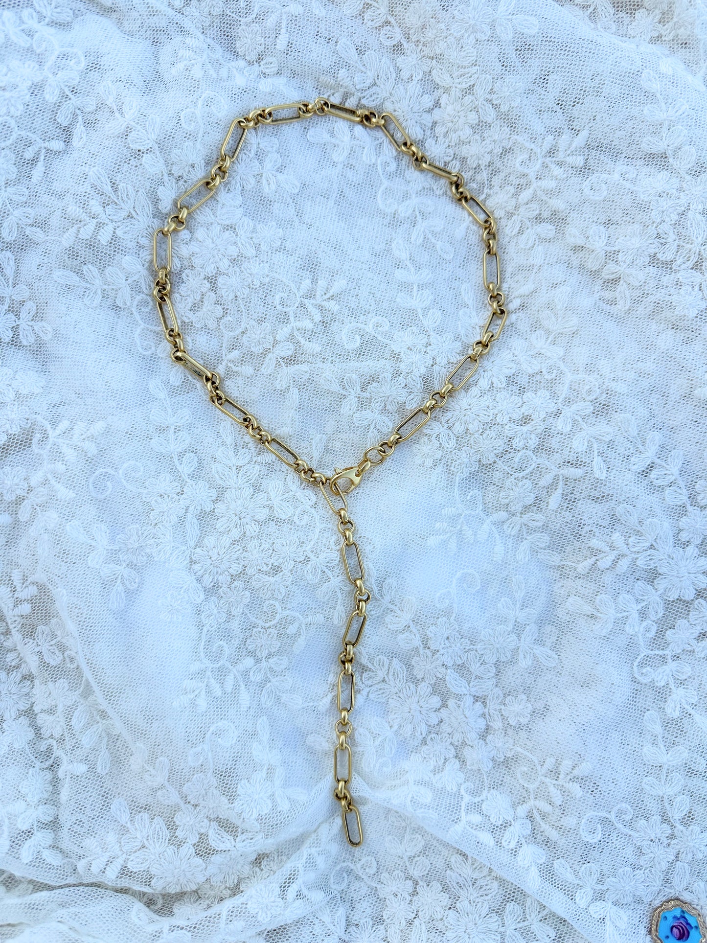 Custom Antique Gold Plated Necklace