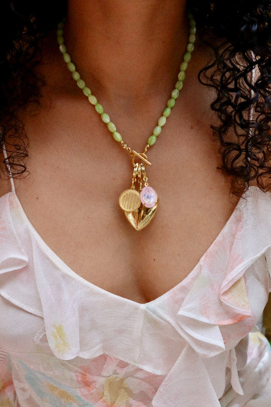 Custom Beaded Charm Necklace