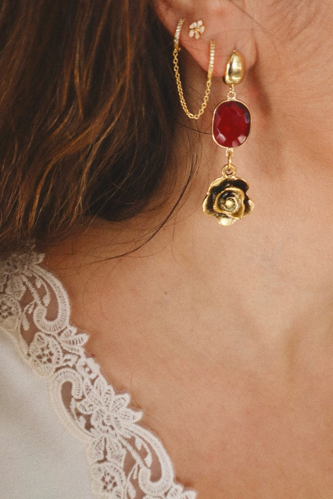 Ruby Rose Earrings