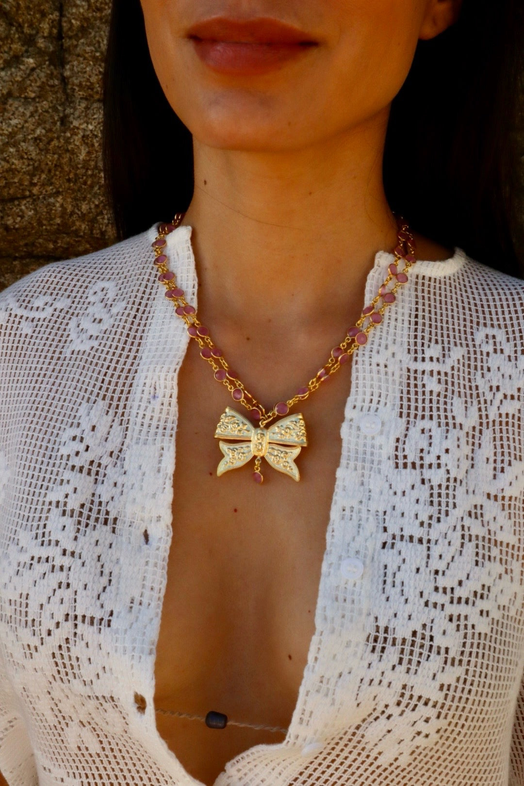 Rosé Riviera Necklace