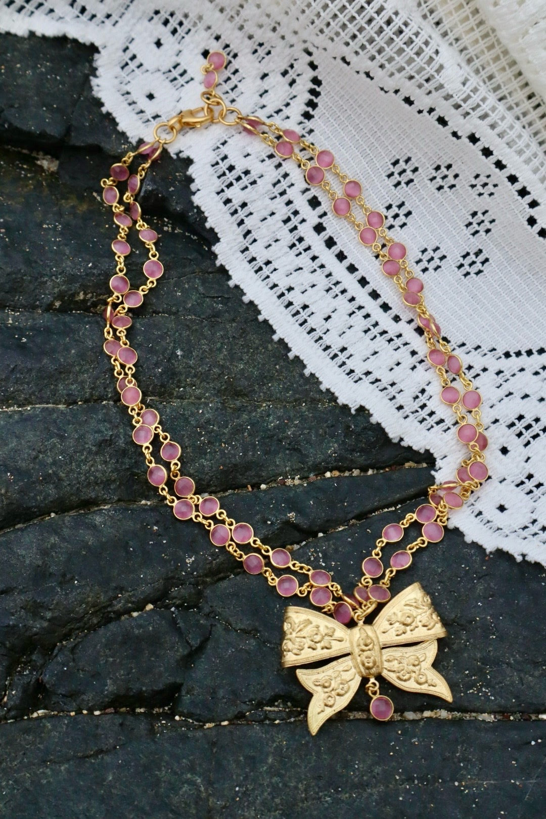 Rosé Riviera Necklace